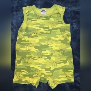 Star Wars Baby Yoda Baby Romper